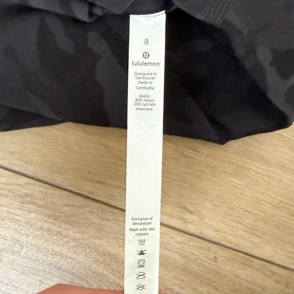 Lululemon Align Super High Rise Pant 28” Legging Incognito Camo Grey - Picture 3 of 6